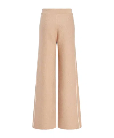 Dior Double-sided Straight Casual Pants In Nude