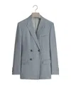 Dior Double-breasted Suit In Gray