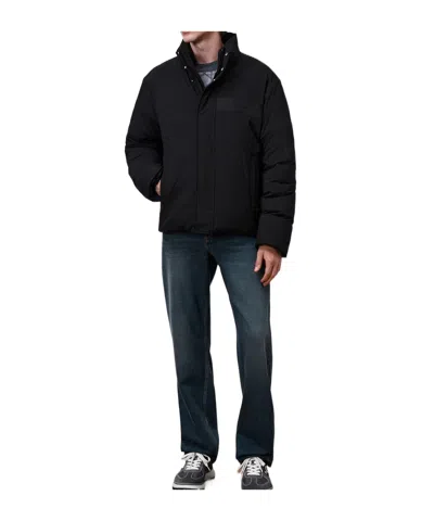 Dior Down Jacket With  Jacquard Band In Blue