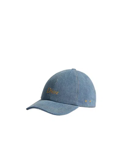 Dior D-player Cap In Blue
