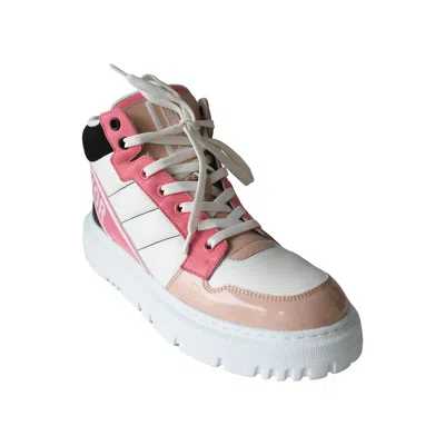 Dior D-player Sneaker Nylon Calfskin Multicolor Pink