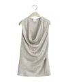 Dior Draped Top In Gray