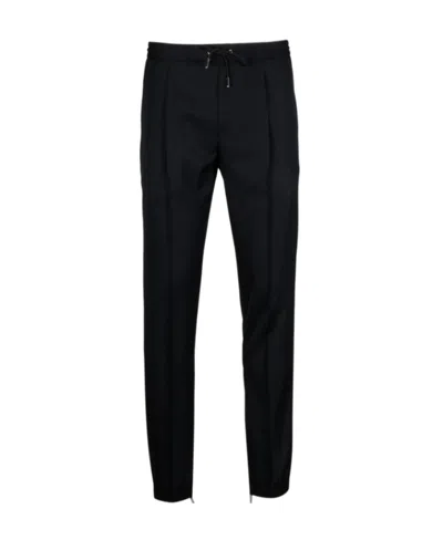 Dior Drawstring Casual Pants In Black