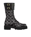 Dior D-trap Ankle Boot In Black