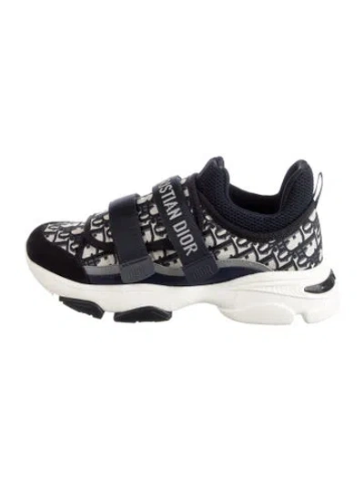 Pre-owned Dior D-wander Chunky Sneakers In Blue