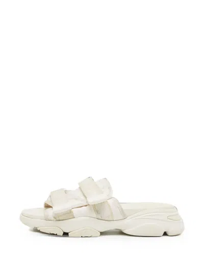 Pre-owned Dior D-wander Touch-strap Sandals In Neutrals