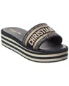Dior Dway Canvas Platform Sandal