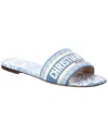 Dior Dway Canvas Sandal In Blue