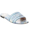 Dior Dway Canvas Slide In Blue