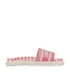 Dior Dway Flip Flops In Nude