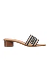 Dior Dway Heeled Slide In Nude