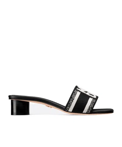 Dior Dway High-heeled Sandals In Black