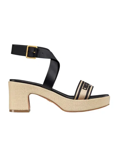 Dior Dway High-heeled Sandals In Nude