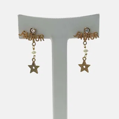 Pre-owned Dior Earrings In Gold