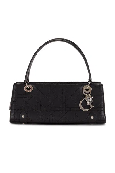 Pre-owned Dior East West Lady  Handbag In Black