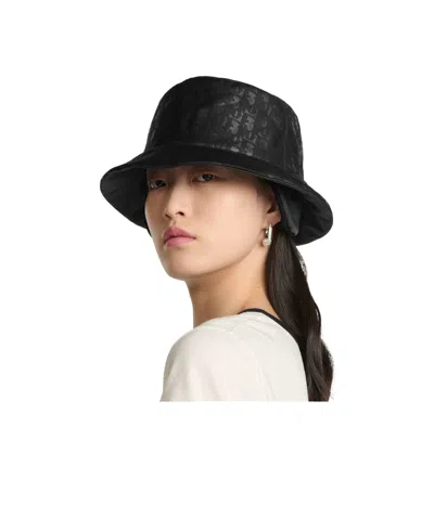 Dior Eddy-d Small Brim Earmuffs Fisherman Hat In Black