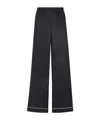 Dior Elastic Waist Casual Pants In Black
