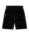 Dior Elastic Waist Shorts In Black