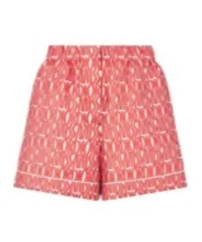 Dior Elastic Waist Shorts In Pink
