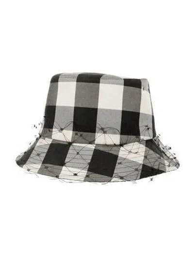 Pre-owned Dior Embellished Bucket Hat In Black
