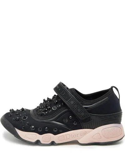 Pre-owned Dior Embellished Sneakers