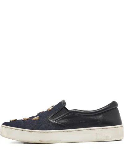 Pre-owned Dior Embellished Sneakers