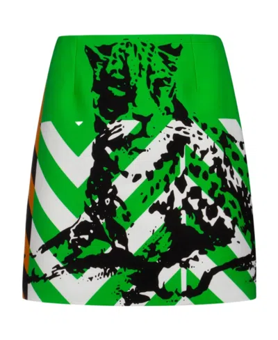 Dior Emblem Skirt In Black