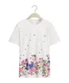 Dior Embroidered Fitted T-shirt In White