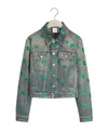 Dior Embroidered Jacket In Blue