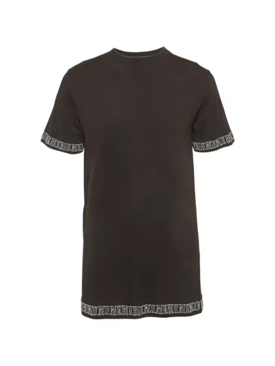 Pre-owned Dior Embroidered Jersey T-shirt In Brown