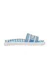 Dior Embroidered Pattern Flip-flops In White