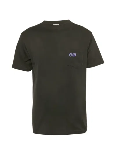 Pre-owned Dior Embroidered Pocket T-shirt In Black