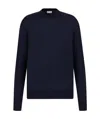 Dior Embroidered Pullover With Logo In Black