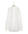 Dior Embroidered Sheer Blouse In White