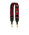 Dior Embroidered Shoulder Straps In Black
