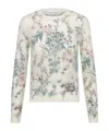 Dior Embroidered Sweater In White