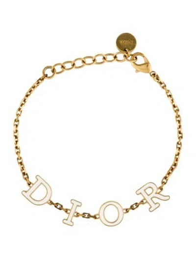 Pre-owned Dior Enamel Dio(r)evolution Link Bracelet, 7.5" In Multi