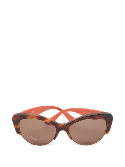 Pre-owned Dior Envol Sunglasses In Brown