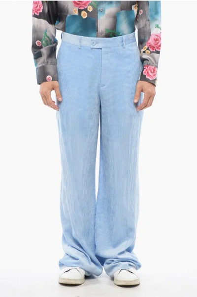 Dior Erl Corduroy Loose-fit Pants In Blue