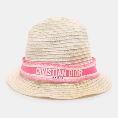 Pre-owned Dior Esort Hat 58 In Pink
