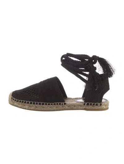 Pre-owned Dior Espadrilles In Black