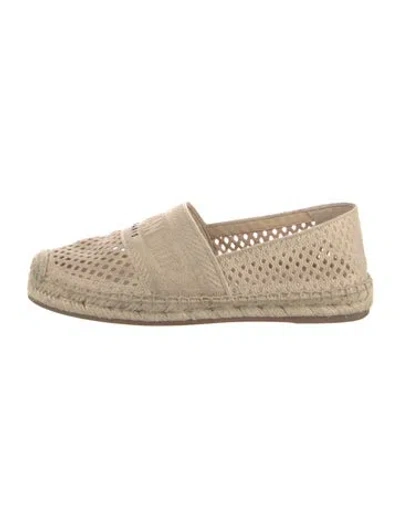 Pre-owned Dior Espadrilles In Neutral