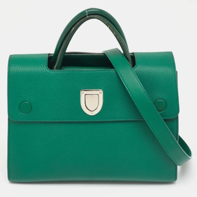 Pre-owned Dior Ever Bag In Green