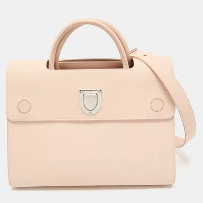 Pre-owned Dior Ever Tote In Sand