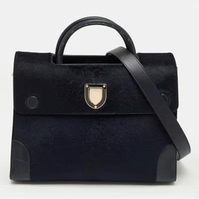 Pre-owned Dior Ever Tote In Blue