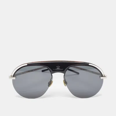 Pre-owned Dior Evolution Pilot Aviator Sunglasses In Black