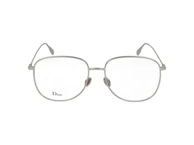 Dior Eyeglasses  Stellaireo8 010 Palladium 56/16/145 In Gold