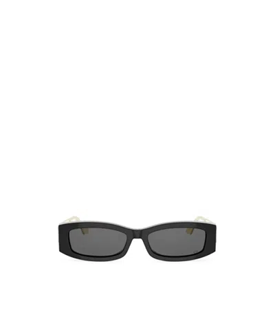 Dior Eyewear 30montaigne S14f Rectangle Frame Sunglasses In Black