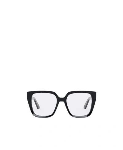 Dior Eyewear Butterfly Frame Glasses In White