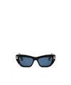 Dior Eyewear Butterfly Frame Sunglasses In Blue